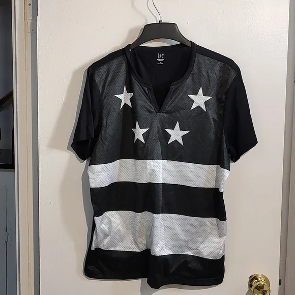 Men's INC Black And White Shirt Size Large large - Picture 1 of 4